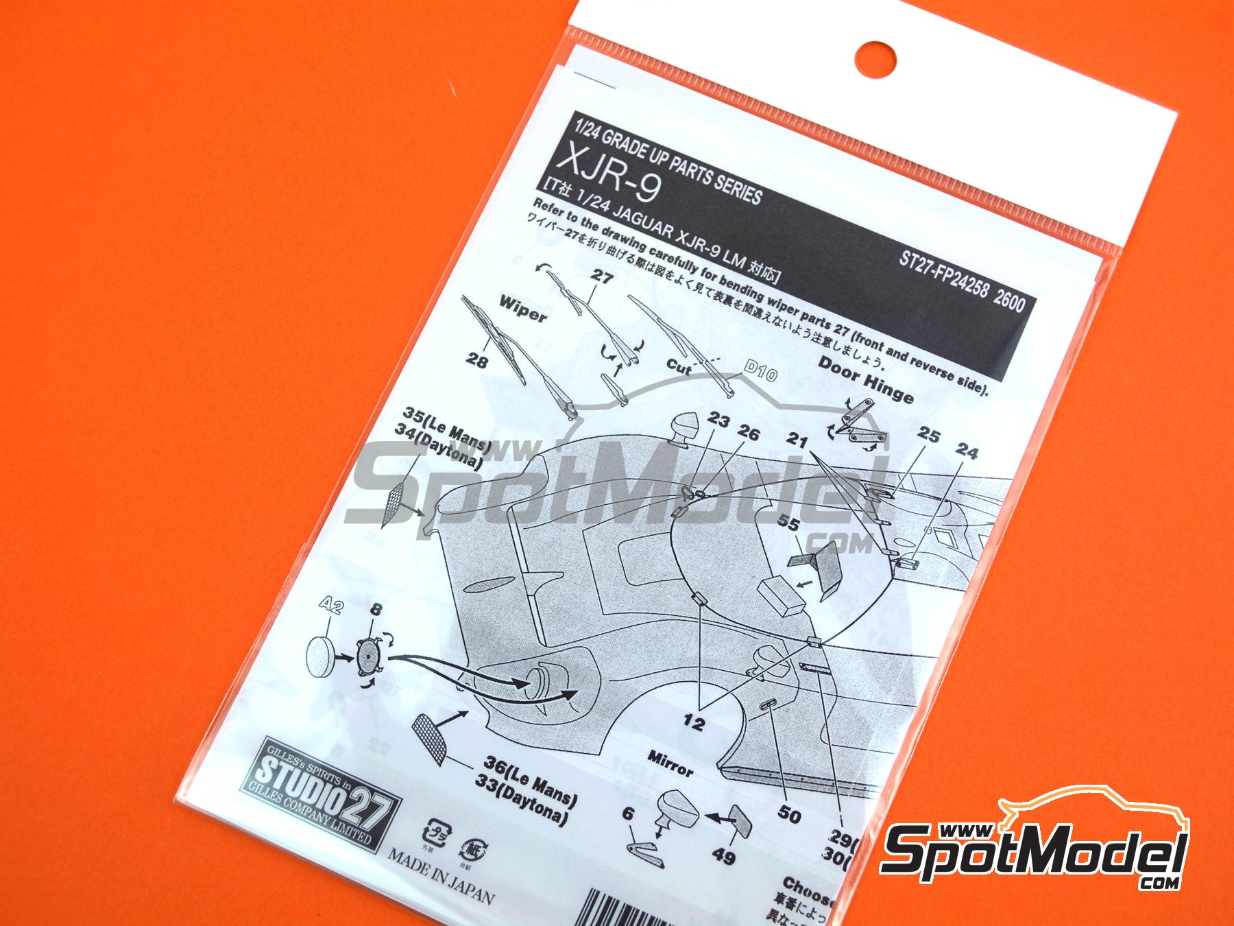 Image 4: Jaguar XJR-9 | Set de mejora y detallado en escala&nbsp;1/24 fabricado por Studio27 (ref.&nbsp;ST27-FP24258, tambien 4545310021742 y FP24258)