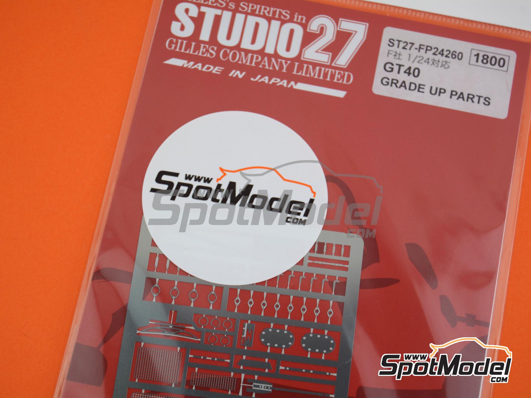 Image 1: Ford GT40 | Detail up set in 1/24 scale manufactured by Studio27 (ref.&nbsp;ST27-FP24260, also 4545310021865 and FP24260)