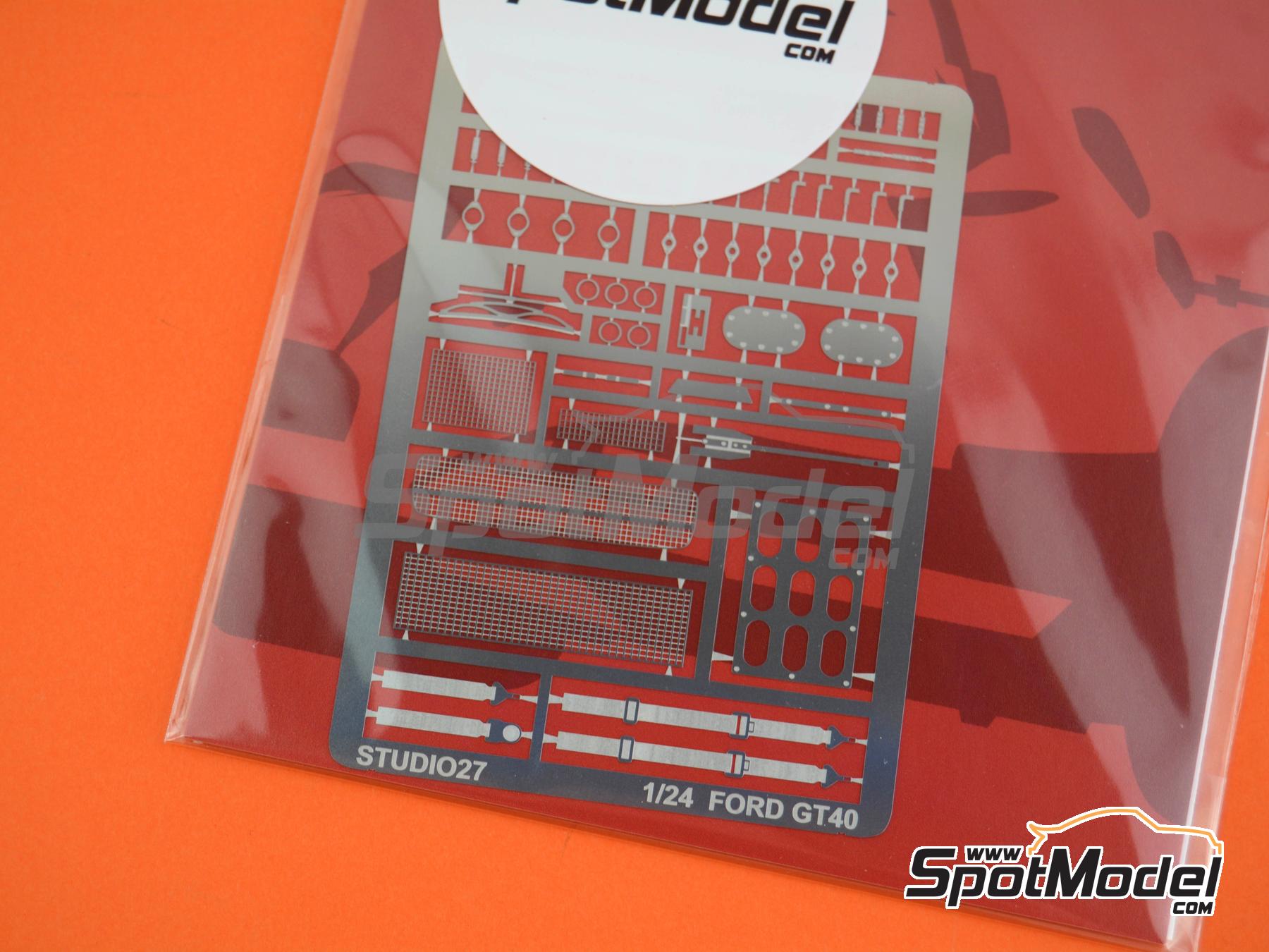 Image 2: Ford GT40 | Detail up set in 1/24 scale manufactured by Studio27 (ref.&nbsp;ST27-FP24260, also 4545310021865 and FP24260)