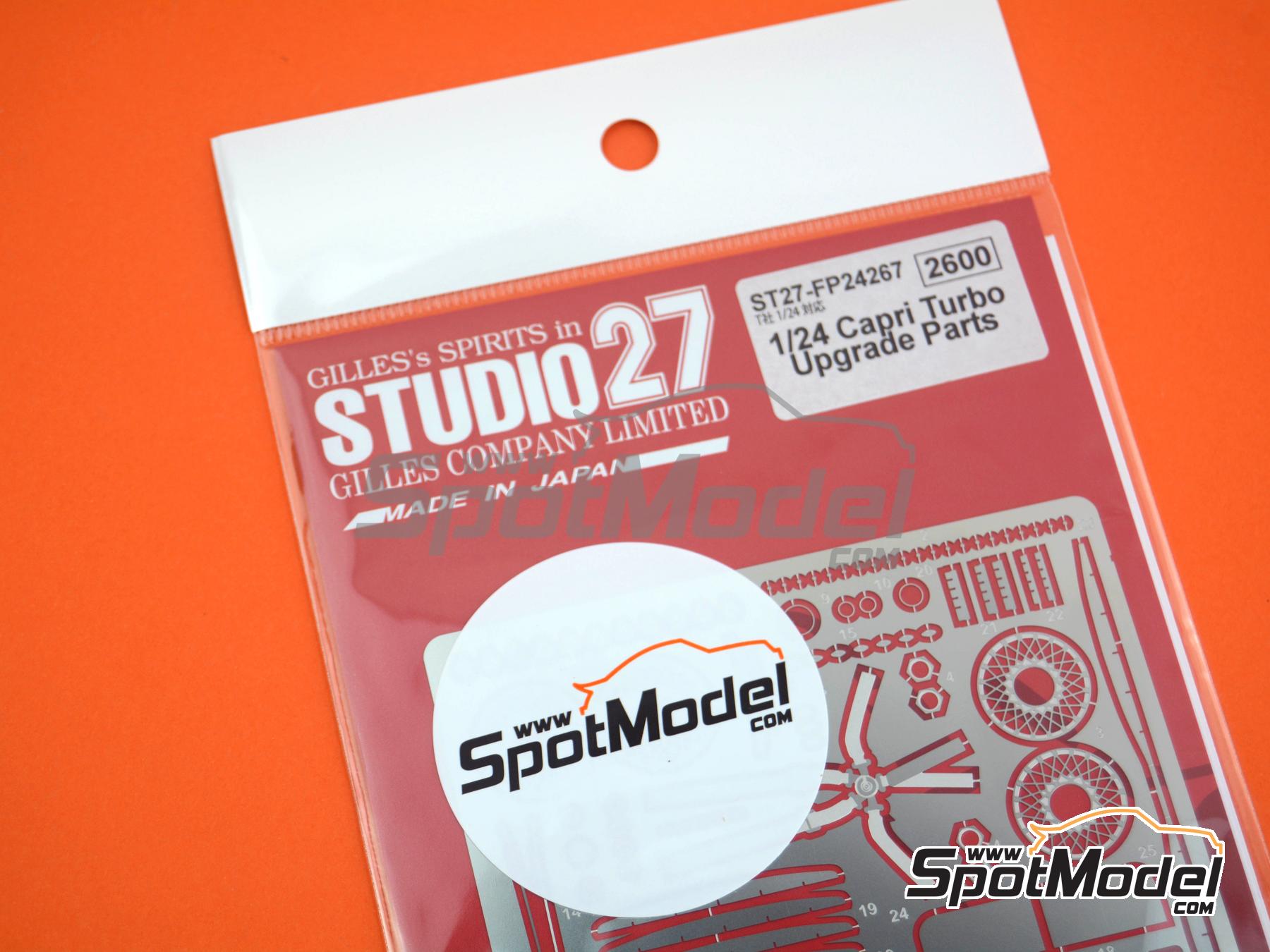 Image 2: Ford Capri Turbo Grupo 5 | Set de mejora y detallado en escala&nbsp;1/24 fabricado por Studio27 (ref.&nbsp;ST27-FP24267, tambien 4545310022176 y FP24267)