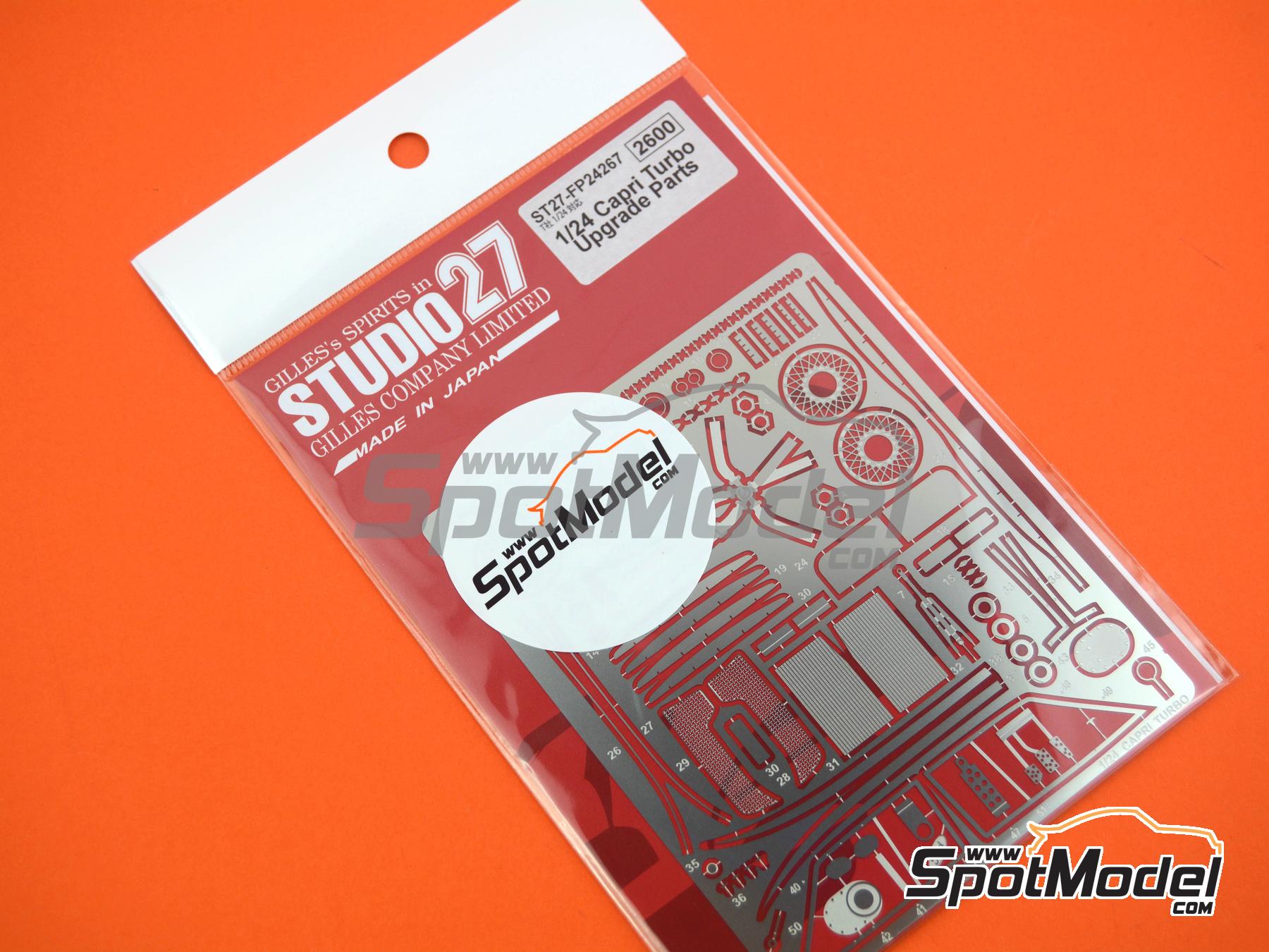 Image 4: Ford Capri Turbo Grupo 5 | Set de mejora y detallado en escala&nbsp;1/24 fabricado por Studio27 (ref.&nbsp;ST27-FP24267, tambien 4545310022176 y FP24267)