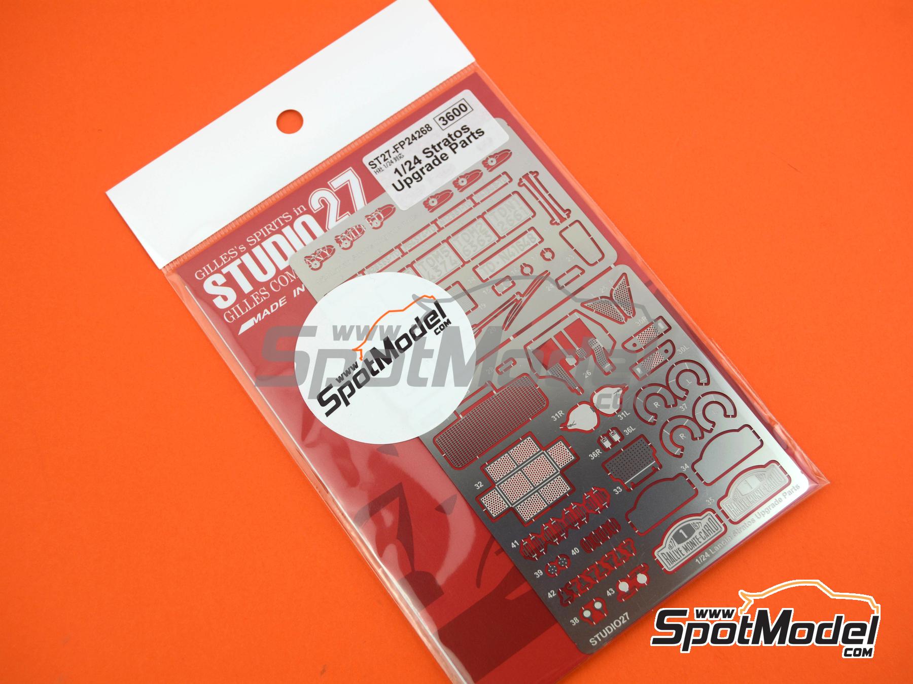 Image 5: Lancia Stratos HF | Set de mejora y detallado en escala&nbsp;1/24 fabricado por Studio27 (ref.&nbsp;ST27-FP24268, tambien 4545310022183 y FP24268)
