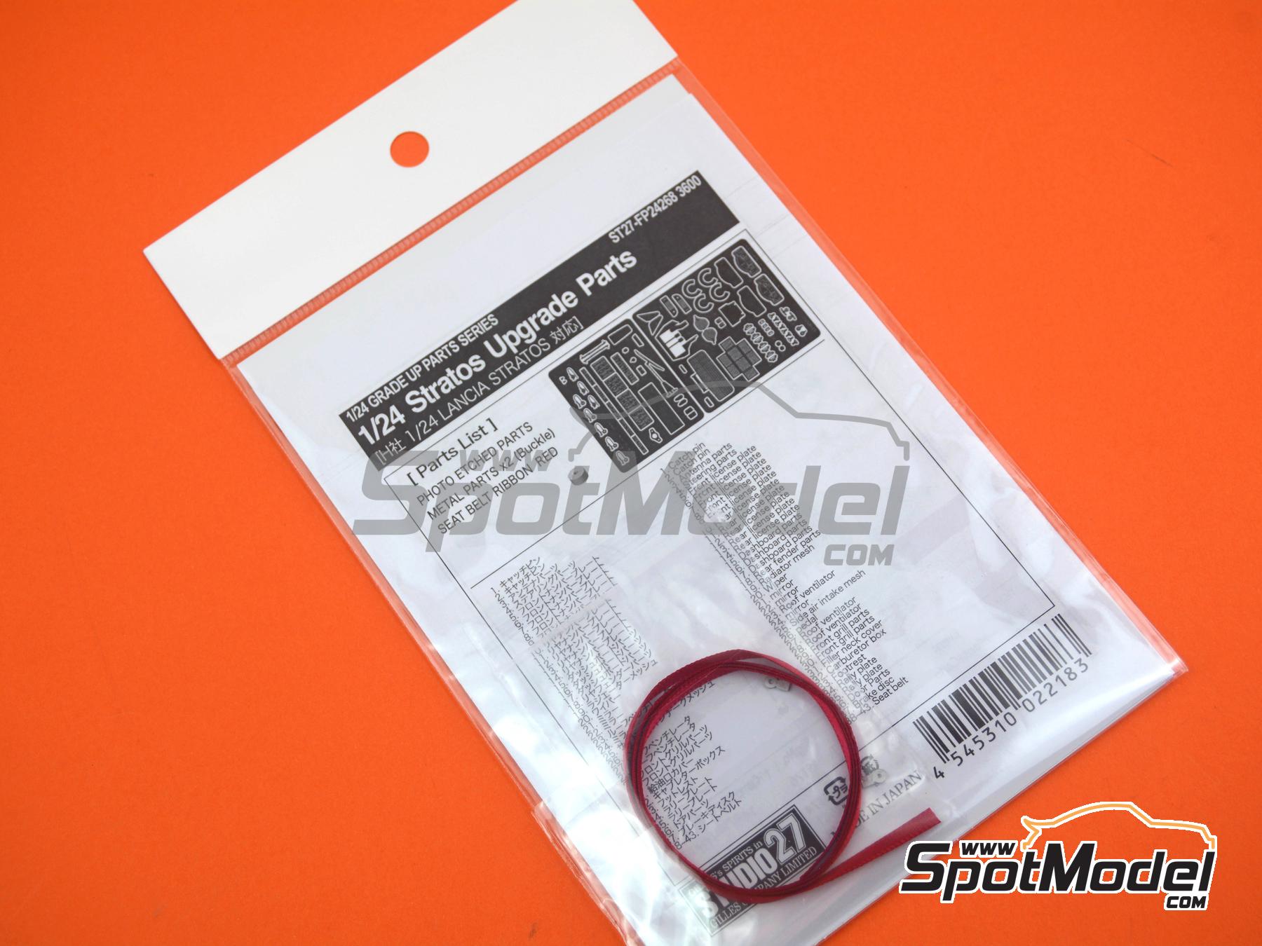 Image 6: Lancia Stratos HF | Set de mejora y detallado en escala&nbsp;1/24 fabricado por Studio27 (ref.&nbsp;ST27-FP24268, tambien 4545310022183 y FP24268)
