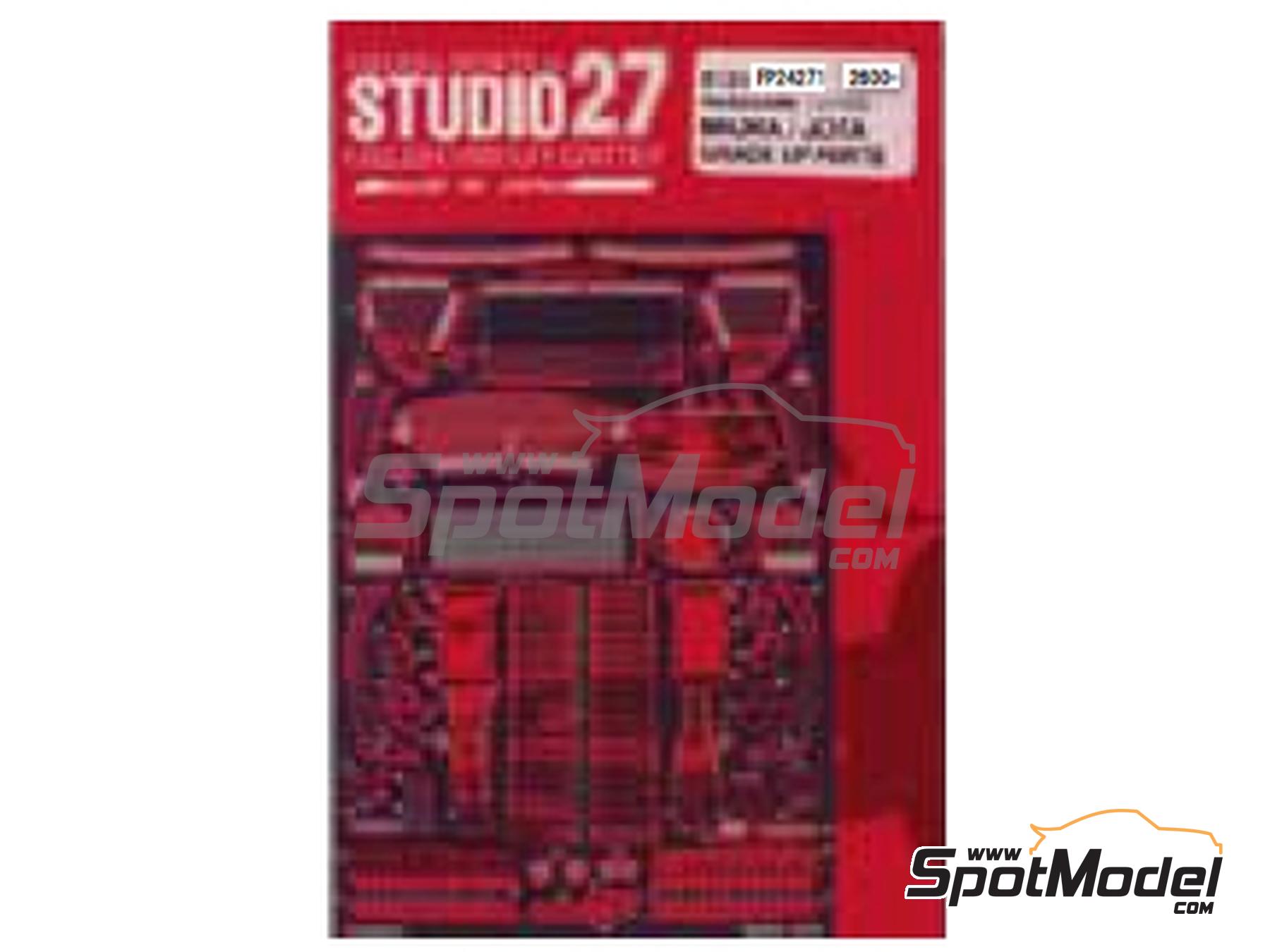 Image 1: Lamborghini Miura and Lamborghini Jota | Detail up set in 1/24 scale manufactured by Studio27 (ref.&nbsp;ST27-FP24271, also 4545310022299 and FP24271)