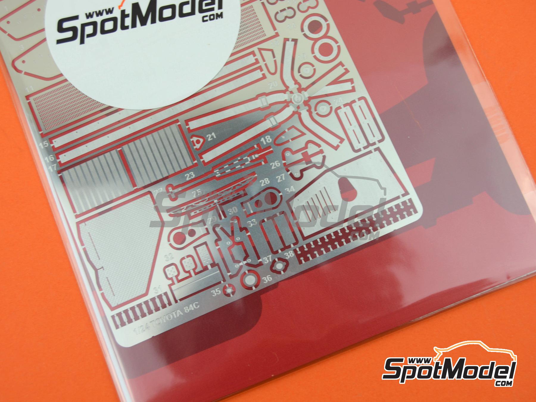 Image 3: Toyota 84C | Set de mejora y detallado en escala&nbsp;1/24 fabricado por Studio27 (ref.&nbsp;ST27-FP2499, tambien 4545310124993 y FP2499)