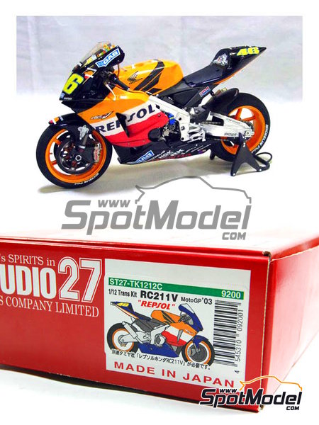 Hobby Design 1/9 Desmosedici Moto Grand Prix 2007 PE for Italeri kit 