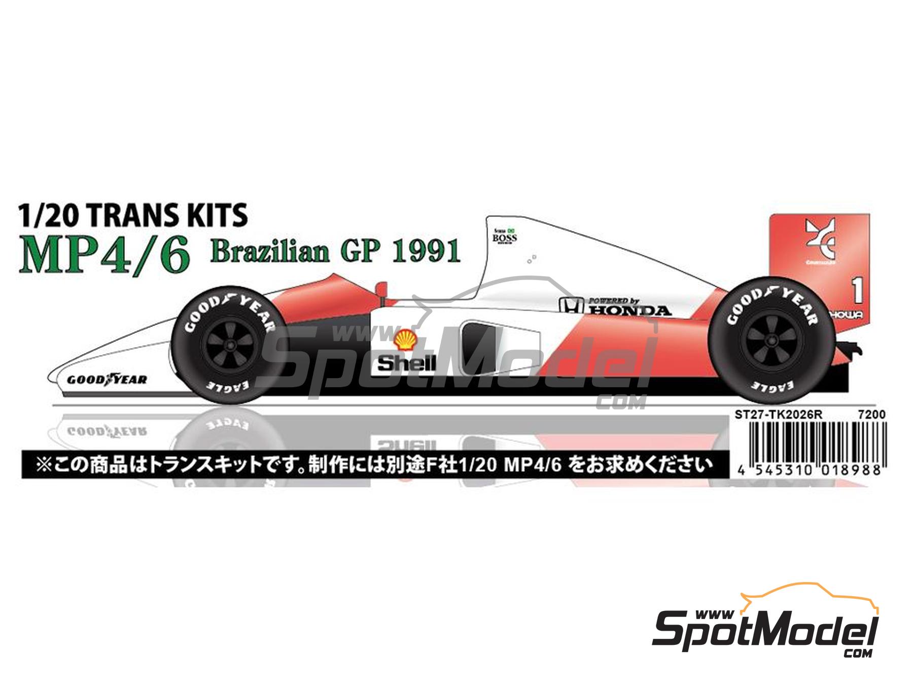 格安新品 マクラーレンMP4/6 1/20 STUDIO27 1991 GP JAPAN 模型 