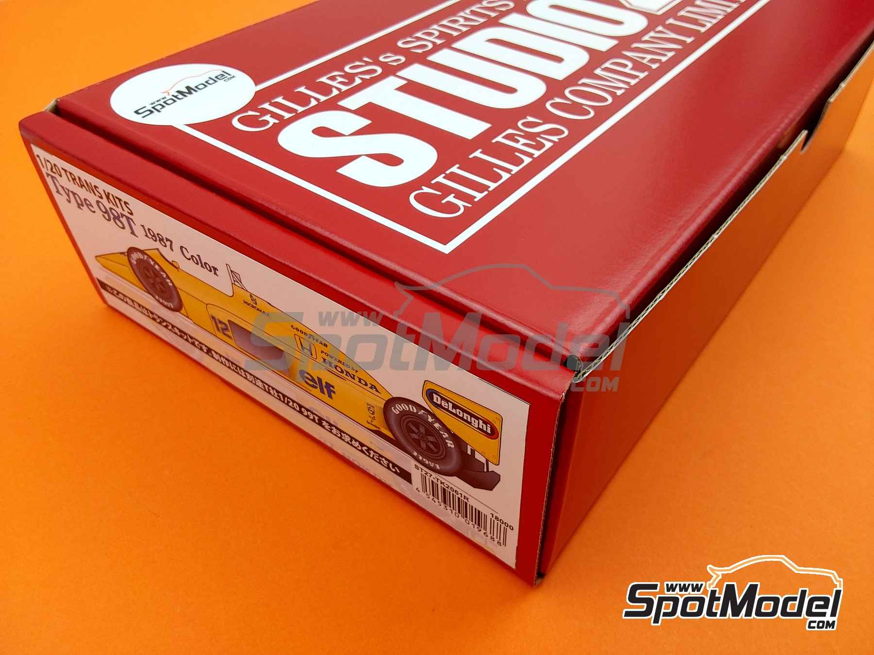 Image 12: Lotus Honda 98T Camel Lotus Honda Team - Formula 1 World Championship 1987 | Transkit in 1/20 scale manufactured by Studio27 (ref. ST27-TK2061R, also 4545310019688 and TK2061R)