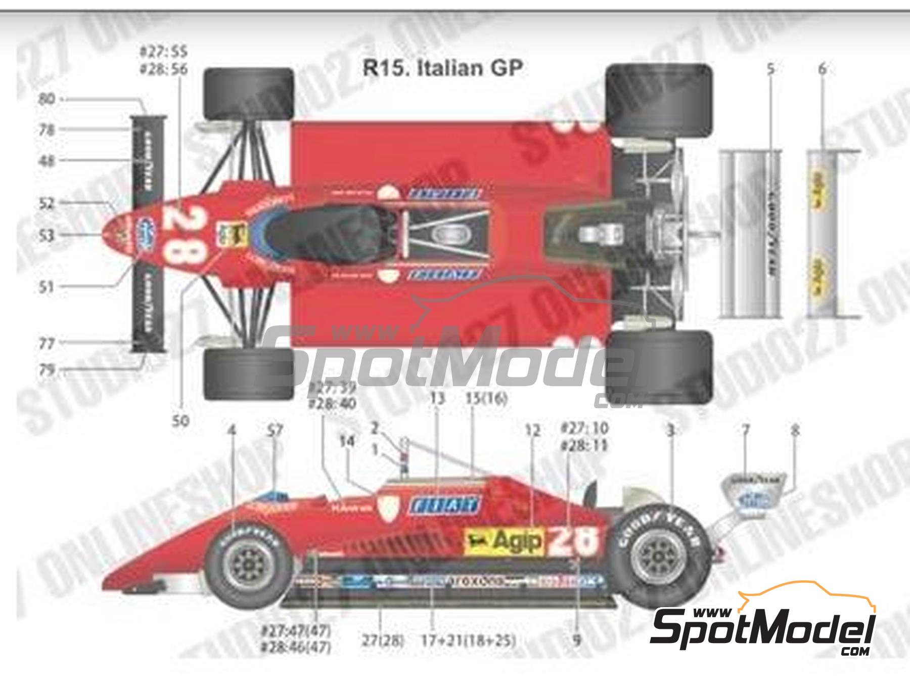 Amazon | スタジオ27 1/20 FERRARI 126/C2 '82 GP WEST 絶版