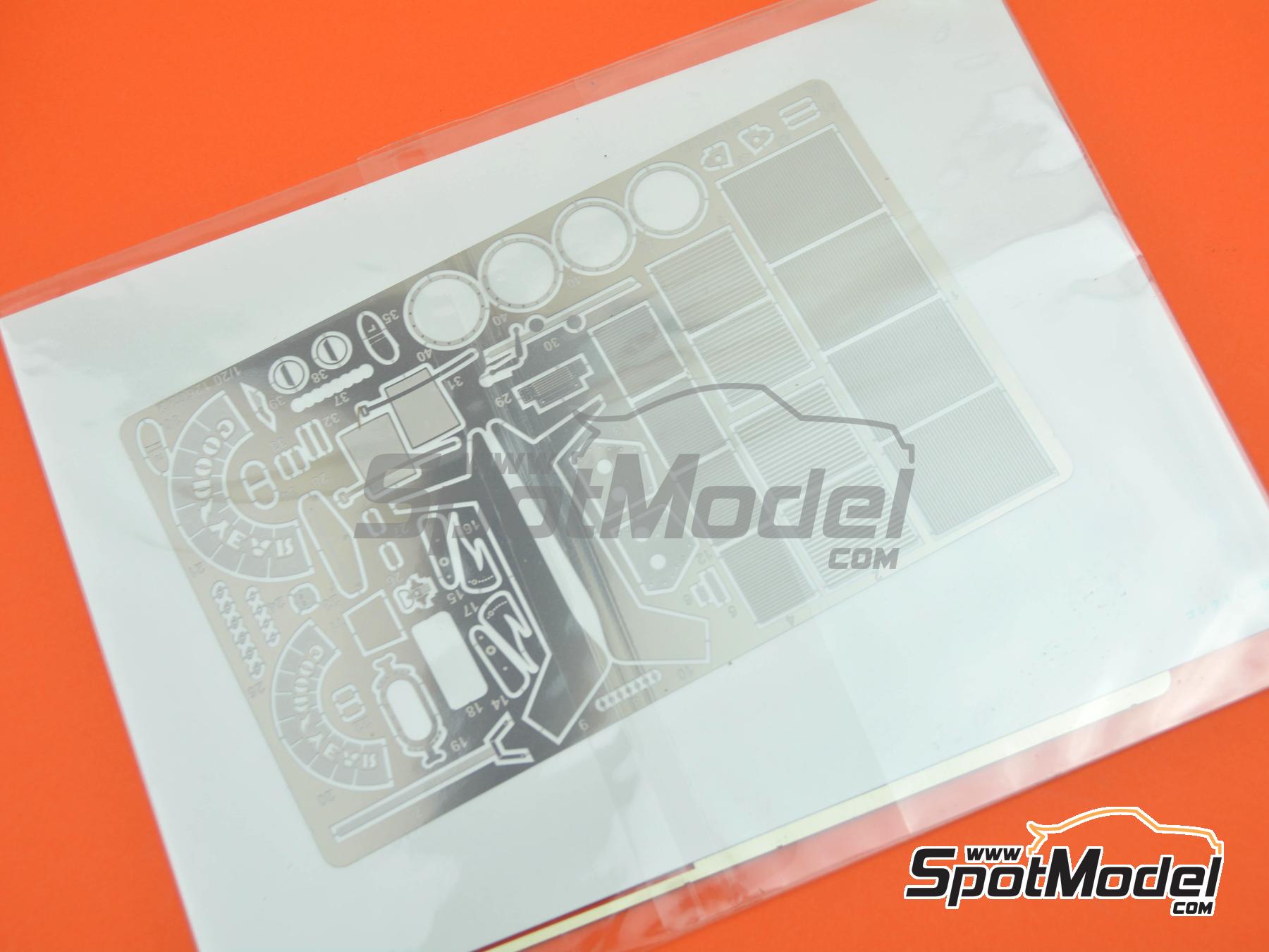 Image 19: Ferrari 126C2 Late Type Scuderia Ferrari SPA Team - German Formula 1 Grand Prix, Dutch Formula 1 Grand Prix, Italian Formula 1 Grand Prix 1982 | Transkit in 1/20 scale manufactured by Studio27 (ref.&nbsp;ST27-TK2065, also 4545310012245 and TK2065)