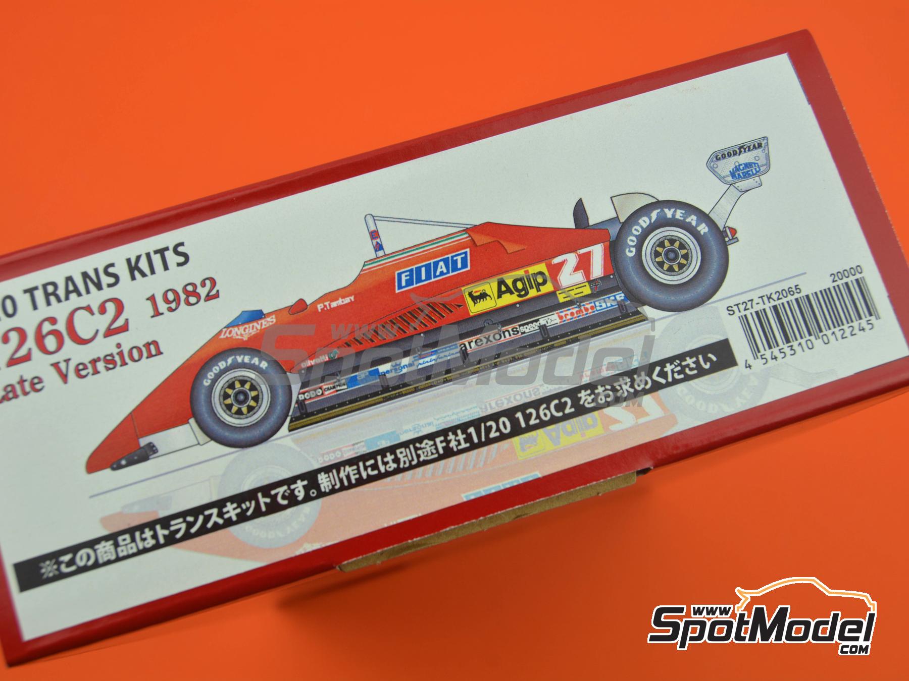 Yahoo!オークション - 1/20 Ferrari 126C4 ベルギーGP （MFH製