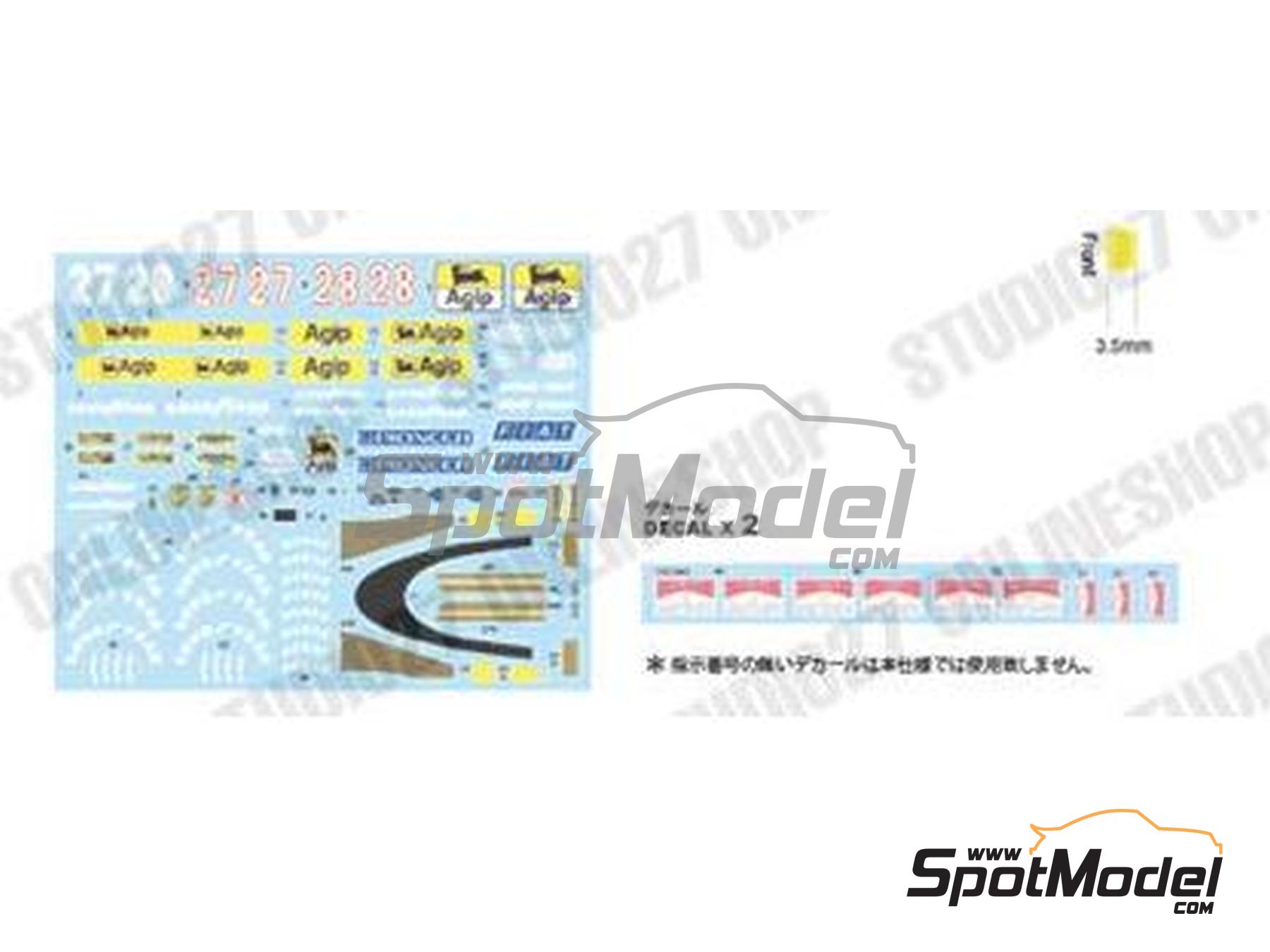 Image 3: Ferrari 643 Scuderia Ferrari Team sponsored by Pioneer - French Formula 1 Grand Prix 1991 | Transkit in 1/20 scale manufactured by Studio27 (ref.&nbsp;ST27-TK2076, also 4545310016472 and TK2076)