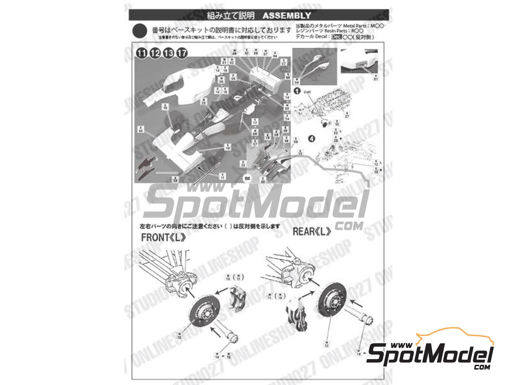 Image 4: McLaren Honda MP4/7 McLaren Racing Limited Team sponsored by Shell Marlboro - Monaco Formula 1 Grand Prix 1992 | Marking / livery in 1/20 scale manufactured by Studio27 (ref.&nbsp;ST27-TK2080, also 4545310019732 and TK2080)
