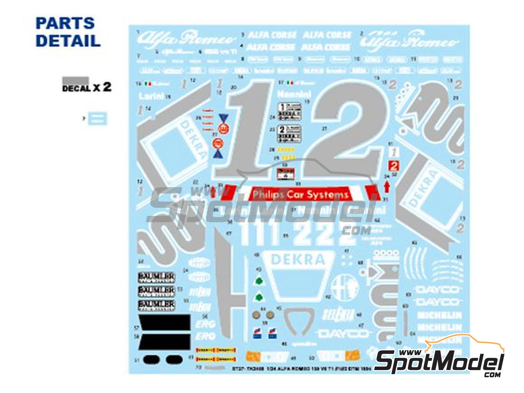 St27-Tk2482 1/24 155 V6 T1 18 Dtm 1994 Conversion Kit