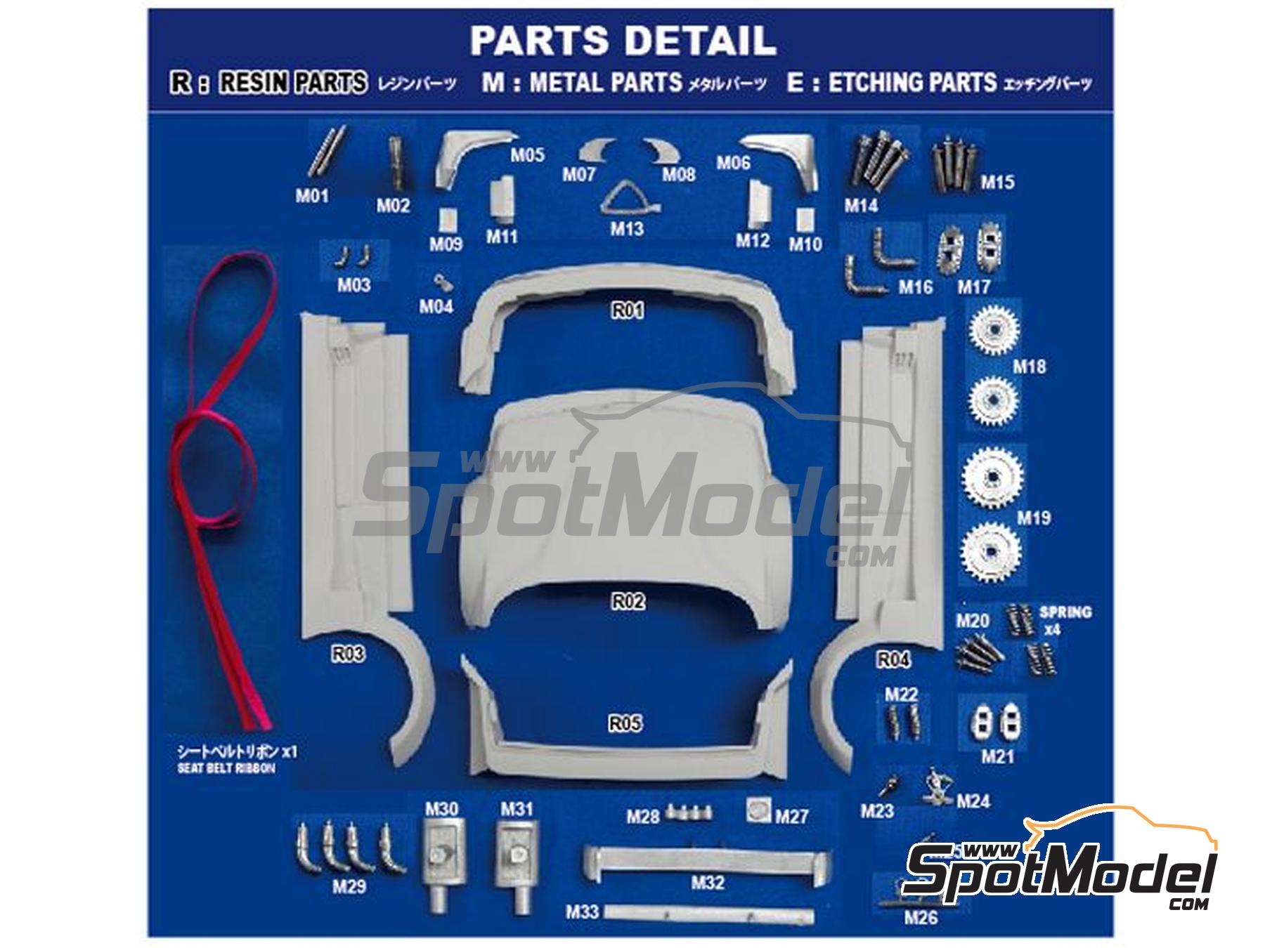 Image 2: Alfa Romeo 155 V6 TI Equipo Sch&uuml;bel Engineering patrocinado por RTL - DTM - Deutsche Tourenwagen Masters 1994 | Decoraci&oacute;n en escala&nbsp;1/24 fabricado por Studio27 (ref.&nbsp;ST27-TK2482, tambien 4545310021391 y TK2482)