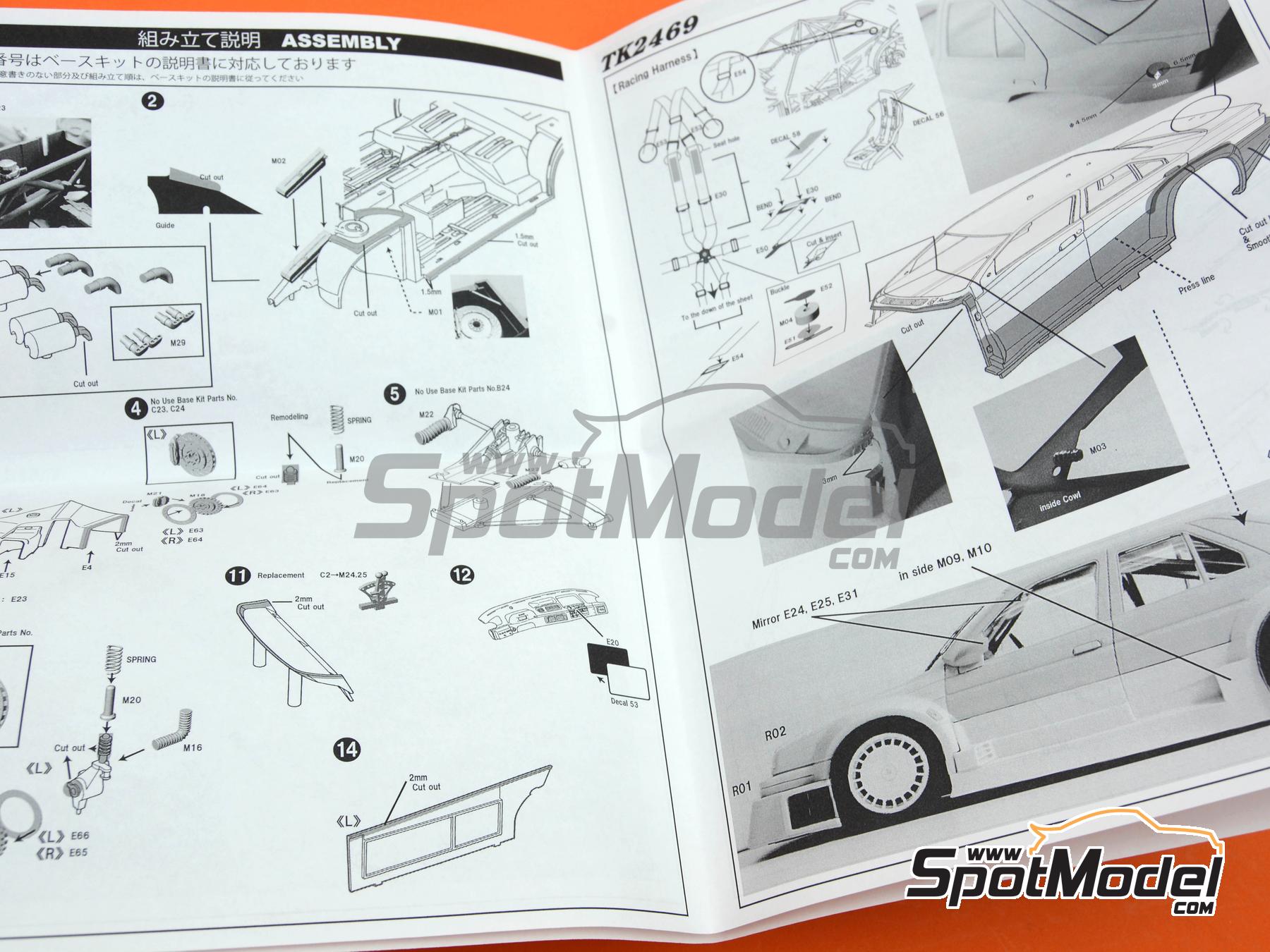 Studio27 TK2482: Marking / livery 1/24 scale - Alfa Romeo