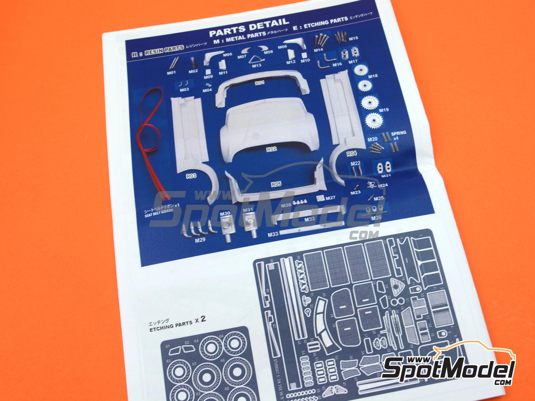 Image 14: Alfa Romeo 155 V6 TI Equipo Sch&uuml;bel Engineering patrocinado por RTL - DTM - Deutsche Tourenwagen Masters 1994 | Decoraci&oacute;n en escala&nbsp;1/24 fabricado por Studio27 (ref.&nbsp;ST27-TK2482, tambien 4545310021391 y TK2482)