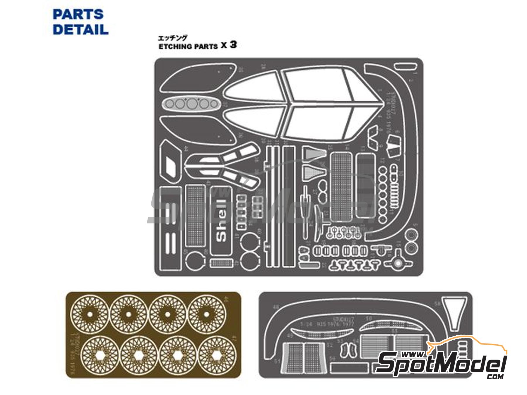 Image 3: Porsche 935 Max Moritz Team sponsored by Jagermeister - Deutsche Rennsport Meisterschaft DRM Zolder Bergischer L&ouml;we 1977 | Marking / livery in 1/24 scale manufactured by Studio27 (ref.&nbsp;ST27-TK2480, also 4545310021162 and TK2480)