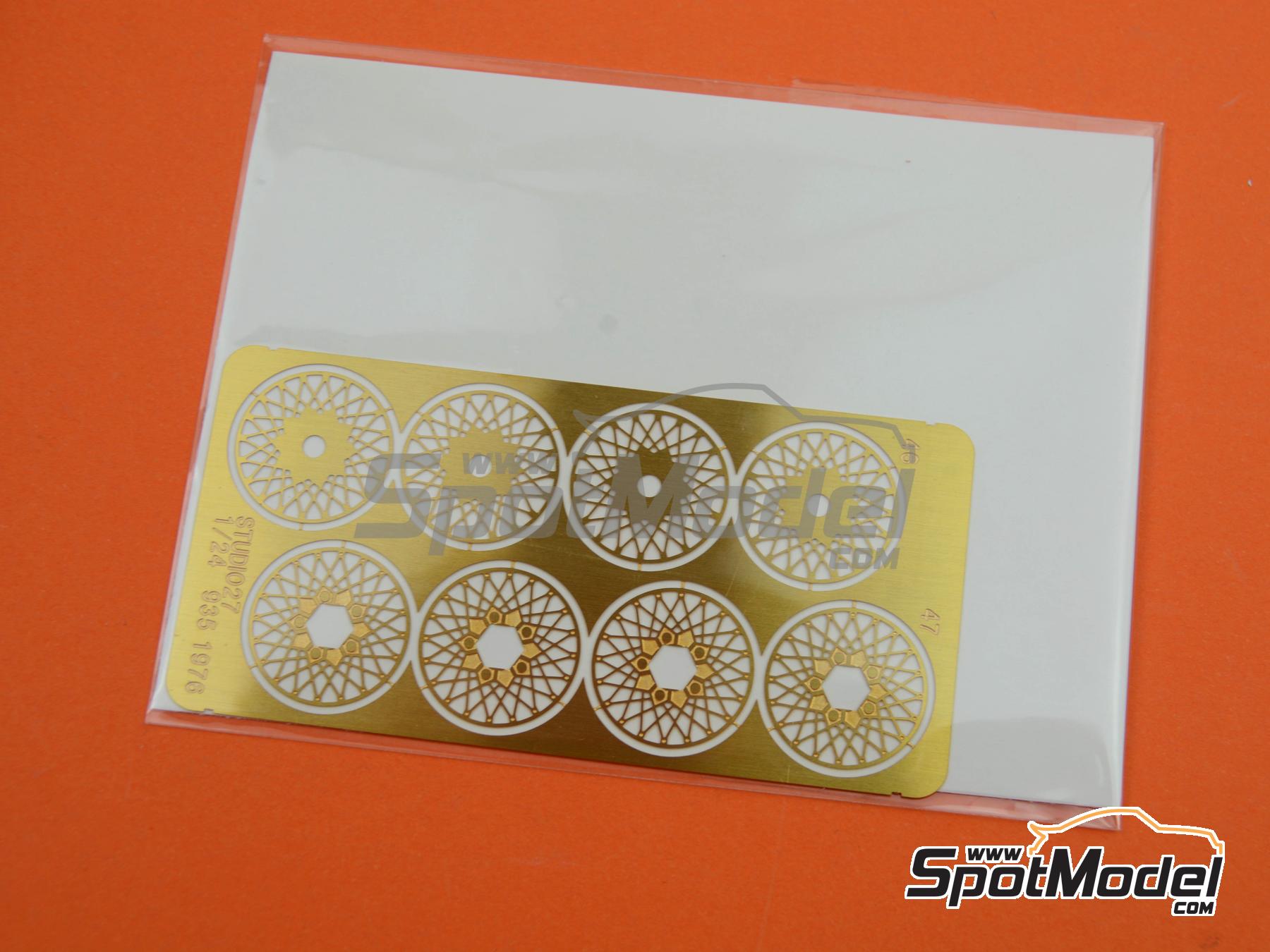 Image 10: Porsche 935 Max Moritz Team sponsored by Jagermeister - Deutsche Rennsport Meisterschaft DRM Zolder Bergischer L&ouml;we 1977 | Marking / livery in 1/24 scale manufactured by Studio27 (ref.&nbsp;ST27-TK2480, also 4545310021162 and TK2480)