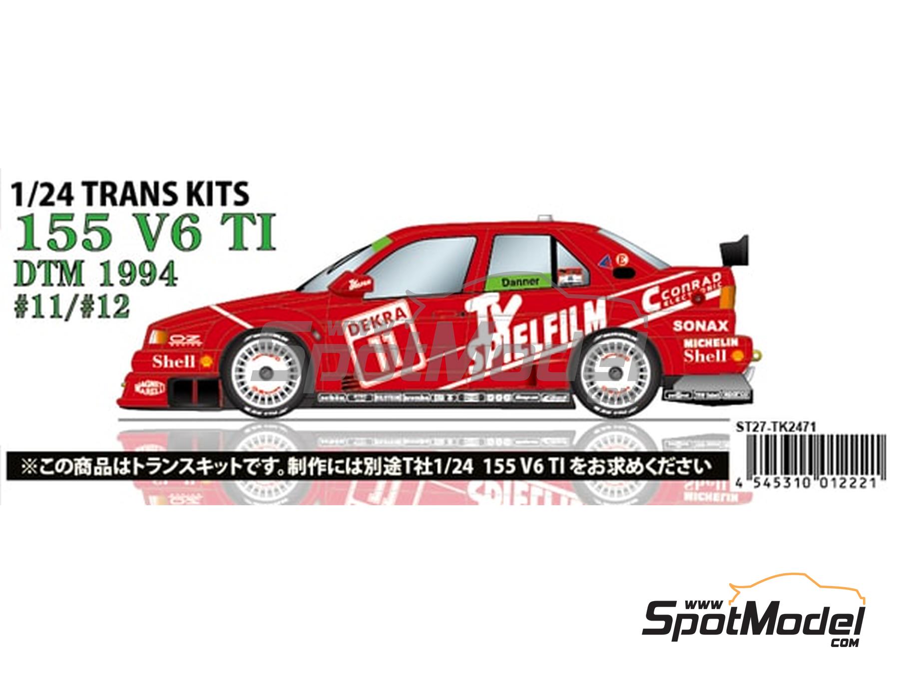 Studio27 TK2484: Marking / livery 1/24 scale - Alfa Romeo 155 V6