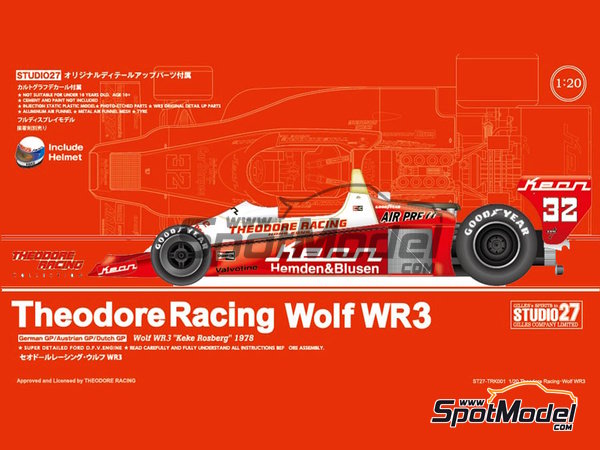 Wolf WR3 Theodore Racing Team sponsored by kern Hemden & Blusen - German  Formula 1 Grand Prix, Austrian Formula 1 Grand Prix, Dutch Formula 1 Grand  Pr