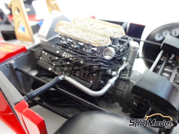 Image 18: Wolf Cosworth WR3 Equipo Theodore Racing patrocinado por Kern Hemden & Blusen - Gran Premio de F&oacute;rmula 1 de Alemania, Gran Premio de F&oacute;rmula 1 de Austria, Gran Premio de Formula 1 de Holanda 1978 | Maqueta de coche en escala&nbsp;1/20 fabricado por Studio27 (ref.&nbsp;ST27-TRK001, tambien 4545310013228 y TRK001)