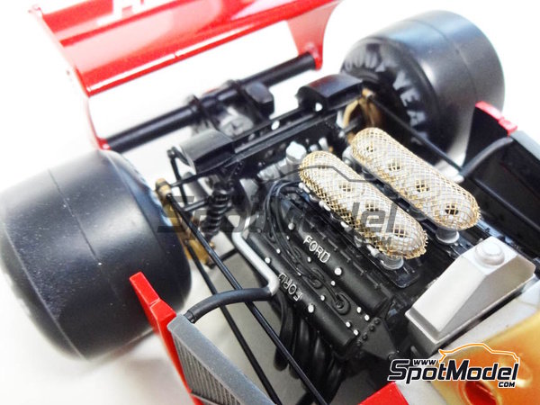 Image 19: Wolf Cosworth WR3 Equipo Theodore Racing patrocinado por Kern Hemden & Blusen - Gran Premio de F&oacute;rmula 1 de Alemania, Gran Premio de F&oacute;rmula 1 de Austria, Gran Premio de Formula 1 de Holanda 1978 | Maqueta de coche en escala&nbsp;1/20 fabricado por Studio27 (ref.&nbsp;ST27-TRK001, tambien 4545310013228 y TRK001)