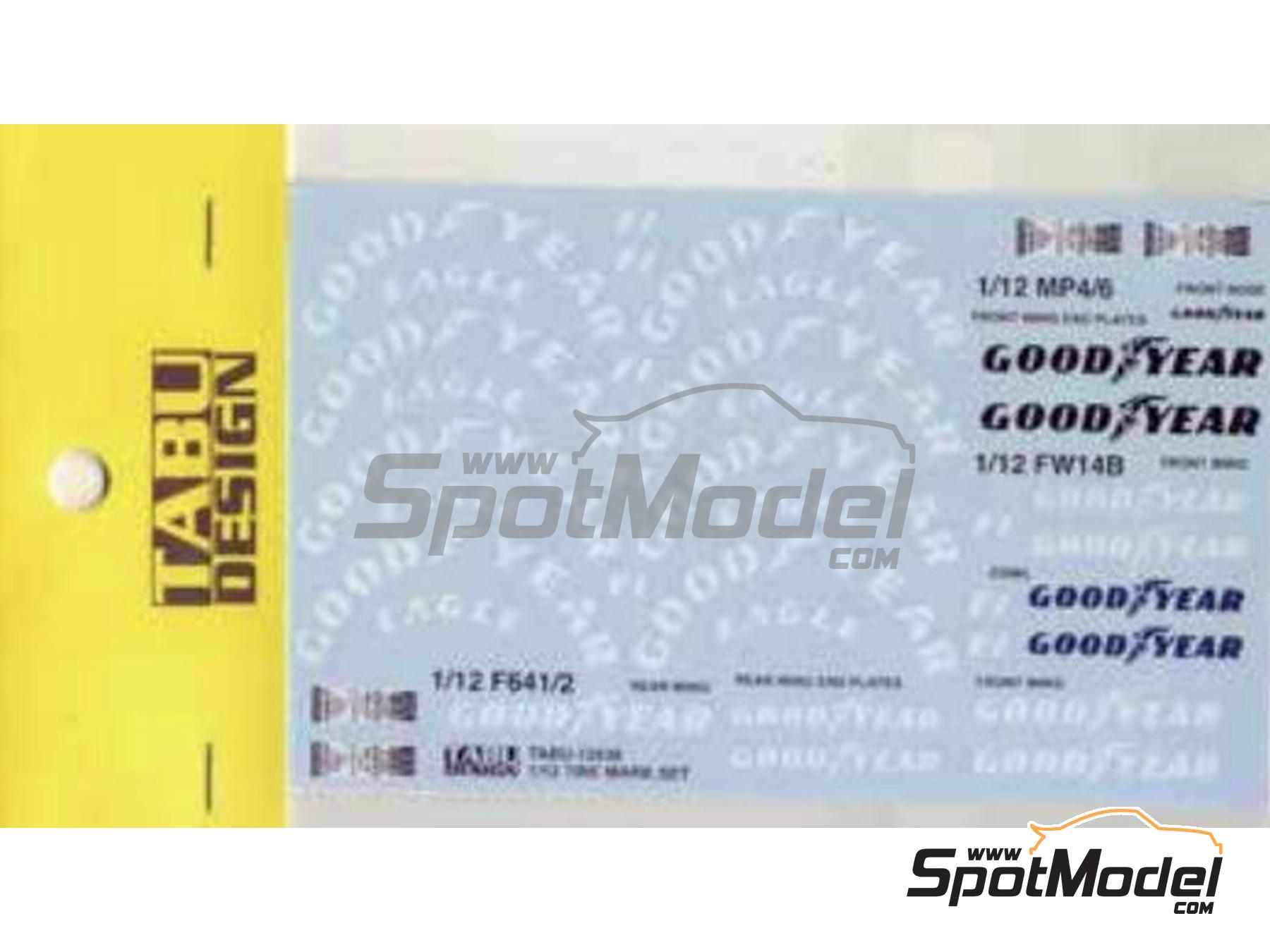 Image 1: Good Year | Logotipos en escala&nbsp;1/12 fabricado por Tabu Design (ref.&nbsp;TABU12030B, tambien 4545310802228)