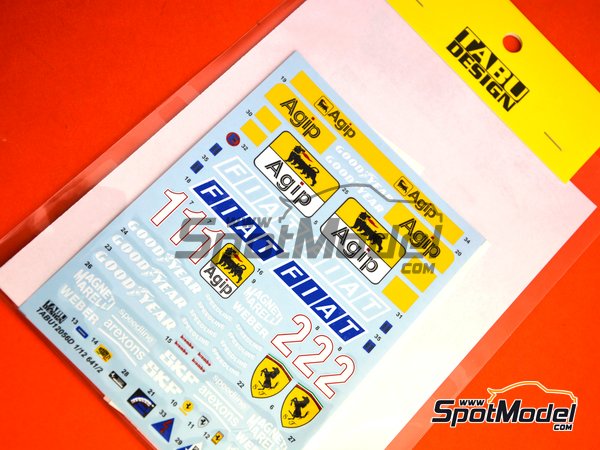Image 2: Ferrari 641/2 F1-90 Scuderia Ferrari Team sponsored by Fiat Marlboro - Brazilian Formula 1 Grand Prix, Spanish Formula 1 Grand Prix, French Formula 1 Grand Prix, British Formula 1 Grand Prix, Mexican Formula 1 Grand Prix, Portuguese Formula 1 Grand Prix 1990 | Marking / livery in 1/12 scale manufactured by Tabu Design (ref.&nbsp;TABU12056D, also 4545310015376)