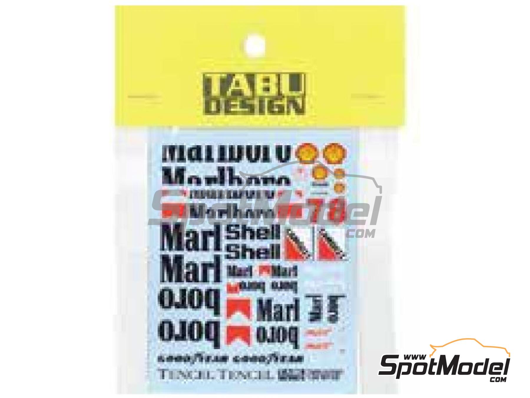 Image 1: McLaren Honda MP4/8 McLaren Racing Limited Team sponsored by Marlboro - FIA Formula 1 World Championship 1993 | Marking / livery in 1/20 scale manufactured by Tabu Design (ref.&nbsp;TABU20004E, also 4545310019305)