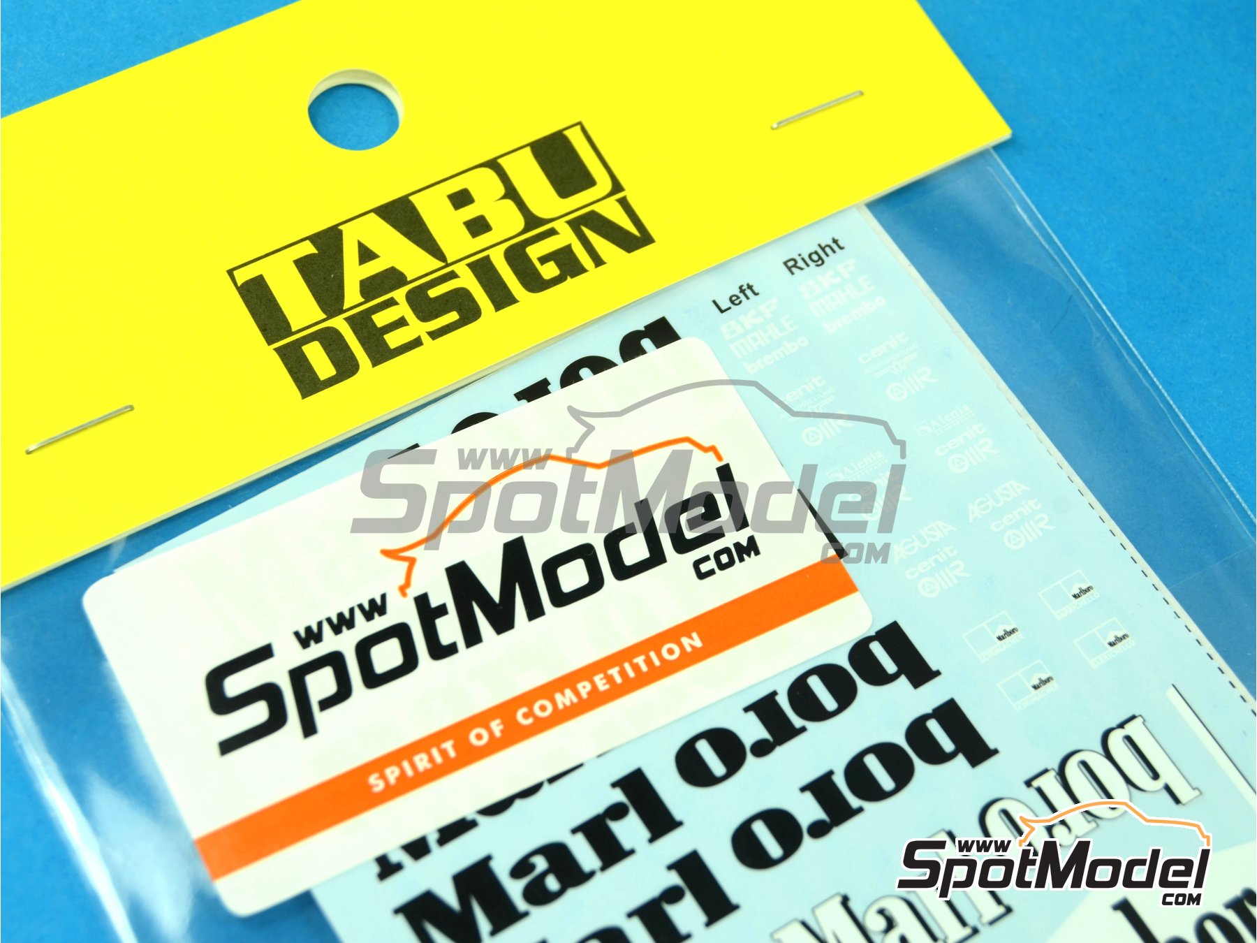 Image 1: Ferrari F2001 Equipo Scuderia Ferrari patrocinado por Marlboro - Campeonato del Mundo FIA de Formula 1 2001 | Decoraci&oacute;n en escala&nbsp;1/20 fabricado por Tabu Design (ref.&nbsp;TABU20007, tambien 4545310801184)