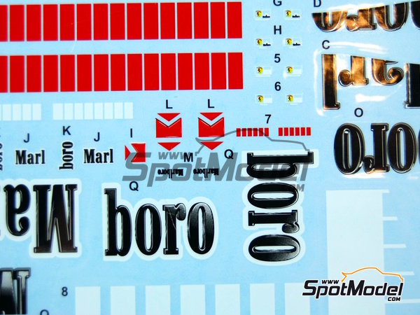 Image 4: Ferrari 248F1 Scuderia Ferrari Team sponsored by Marlboro - FIA Formula 1 World Championship 2006 | Marking / livery in 1/20 scale manufactured by Tabu Design (ref.&nbsp;TABU20048, also 4545310802013)