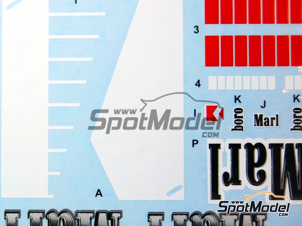 Image 5: Ferrari 248F1 Scuderia Ferrari Team sponsored by Marlboro - FIA Formula 1 World Championship 2006 | Marking / livery in 1/20 scale manufactured by Tabu Design (ref.&nbsp;TABU20048, also 4545310802013)