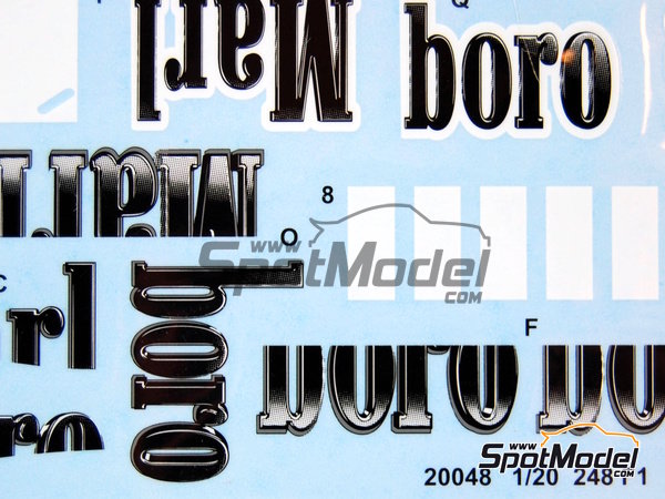 Image 6: Ferrari 248F1 Scuderia Ferrari Team sponsored by Marlboro - FIA Formula 1 World Championship 2006 | Marking / livery in 1/20 scale manufactured by Tabu Design (ref.&nbsp;TABU20048, also 4545310802013)