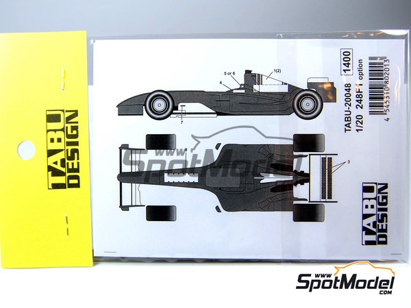 Image 9: Ferrari 248F1 Scuderia Ferrari Team sponsored by Marlboro - FIA Formula 1 World Championship 2006 | Marking / livery in 1/20 scale manufactured by Tabu Design (ref.&nbsp;TABU20048, also 4545310802013)