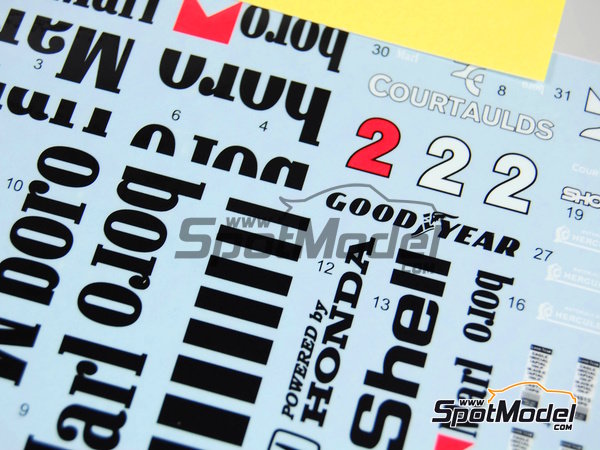 Image 6: McLaren Honda MP4/5 Equipo McLaren Racing Limited patrocinado por Marlboro - Campeonato del Mundo FIA de Formula 1 1989 | Decoraci&oacute;n en escala&nbsp;1/20 fabricado por Tabu Design (ref.&nbsp;TABU20066, tambien 4545310802280)