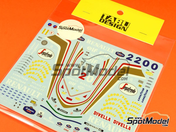 Image 1: Williams Renault FW16 Williams Grand Prix Engineering Team sponsored by Rothmans - FIA Formula 1 World Championship 1994 | Marking / livery in 1/20 scale manufactured by Tabu Design (ref.&nbsp;TABU20069, also 4545310802310)