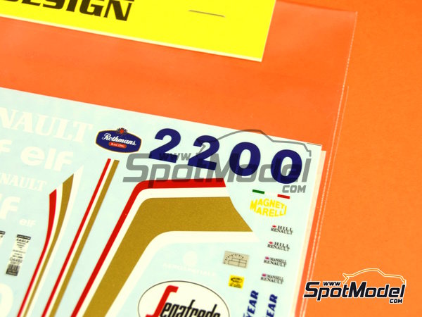 Image 6: Williams Renault FW16 Williams Grand Prix Engineering Team sponsored by Rothmans - FIA Formula 1 World Championship 1994 | Marking / livery in 1/20 scale manufactured by Tabu Design (ref.&nbsp;TABU20069, also 4545310802310)