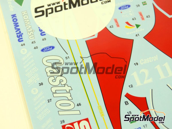 Image 4: Lotus Ford 107B Equipo Lotus patrocinado por Castrol - Campeonato del Mundo de F1 1993 | Decoraci&oacute;n en escala&nbsp;1/20 fabricado por Tabu Design (ref.&nbsp;TABU20137, tambien 4545310010838)