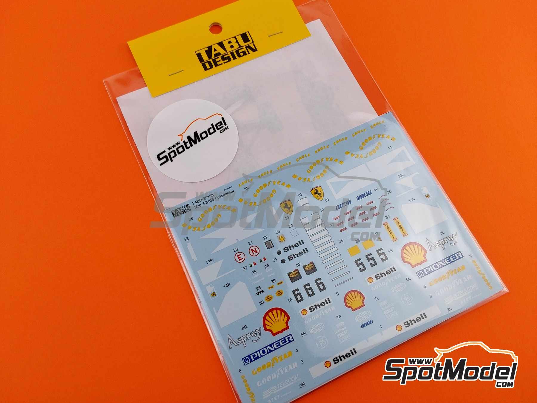 Image 2: Ferrari F310B - FIA Formula 1 World Championship 1997 | Marking / livery in 1/20 scale manufactured by Tabu Design (ref.&nbsp;TABU20163, also 4545310021629)