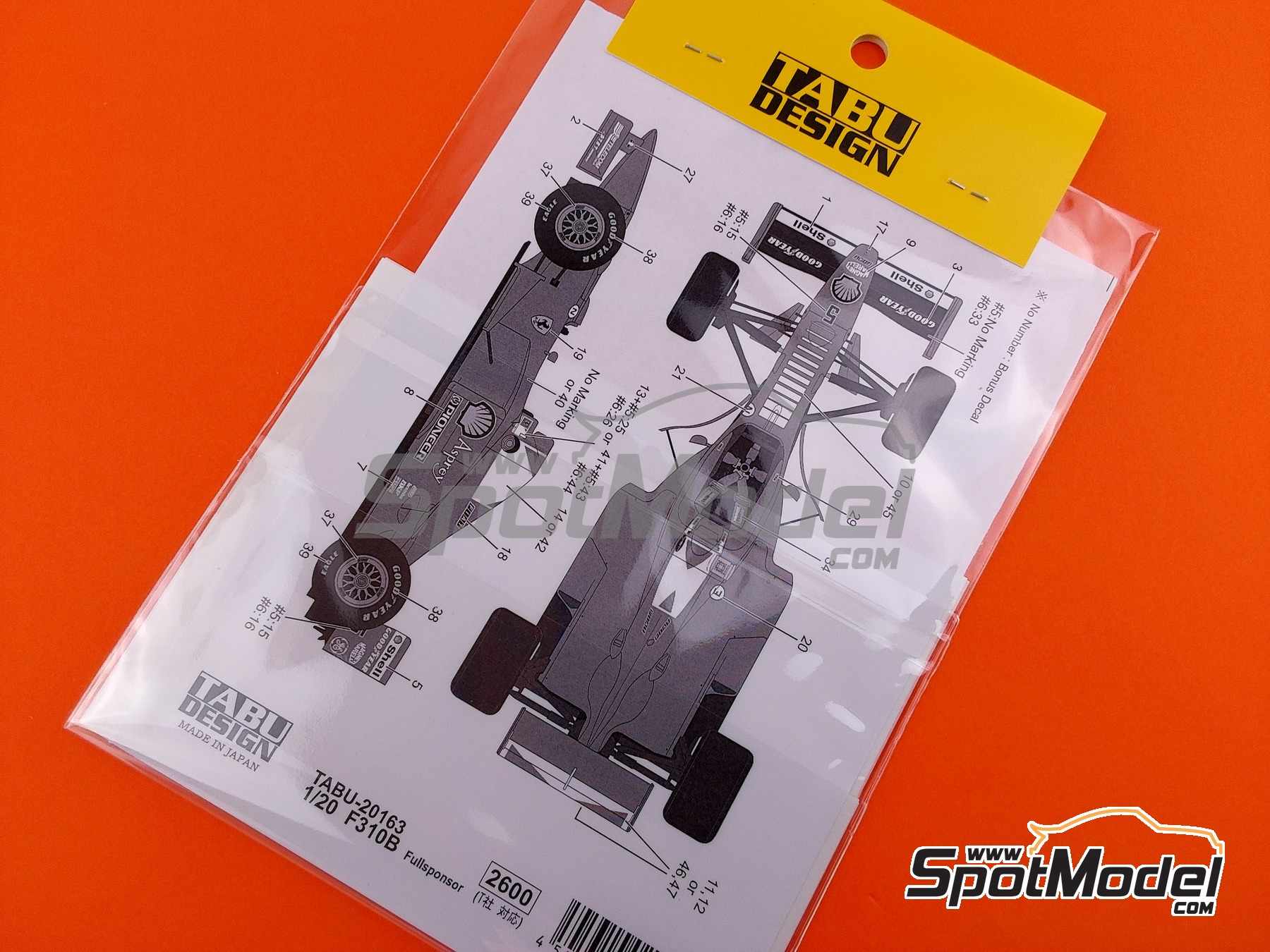 Image 4: Ferrari F310B - FIA Formula 1 World Championship 1997 | Marking / livery in 1/20 scale manufactured by Tabu Design (ref.&nbsp;TABU20163, also 4545310021629)