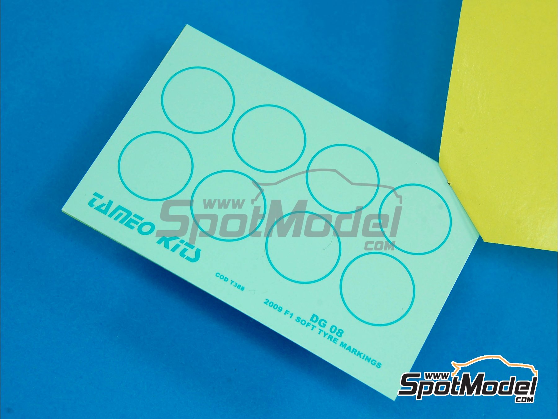 Image 1: Marca de neumatico blando de la temporada 2009 | Calcas de agua fabricado por Tameo Kits (ref. DG08)