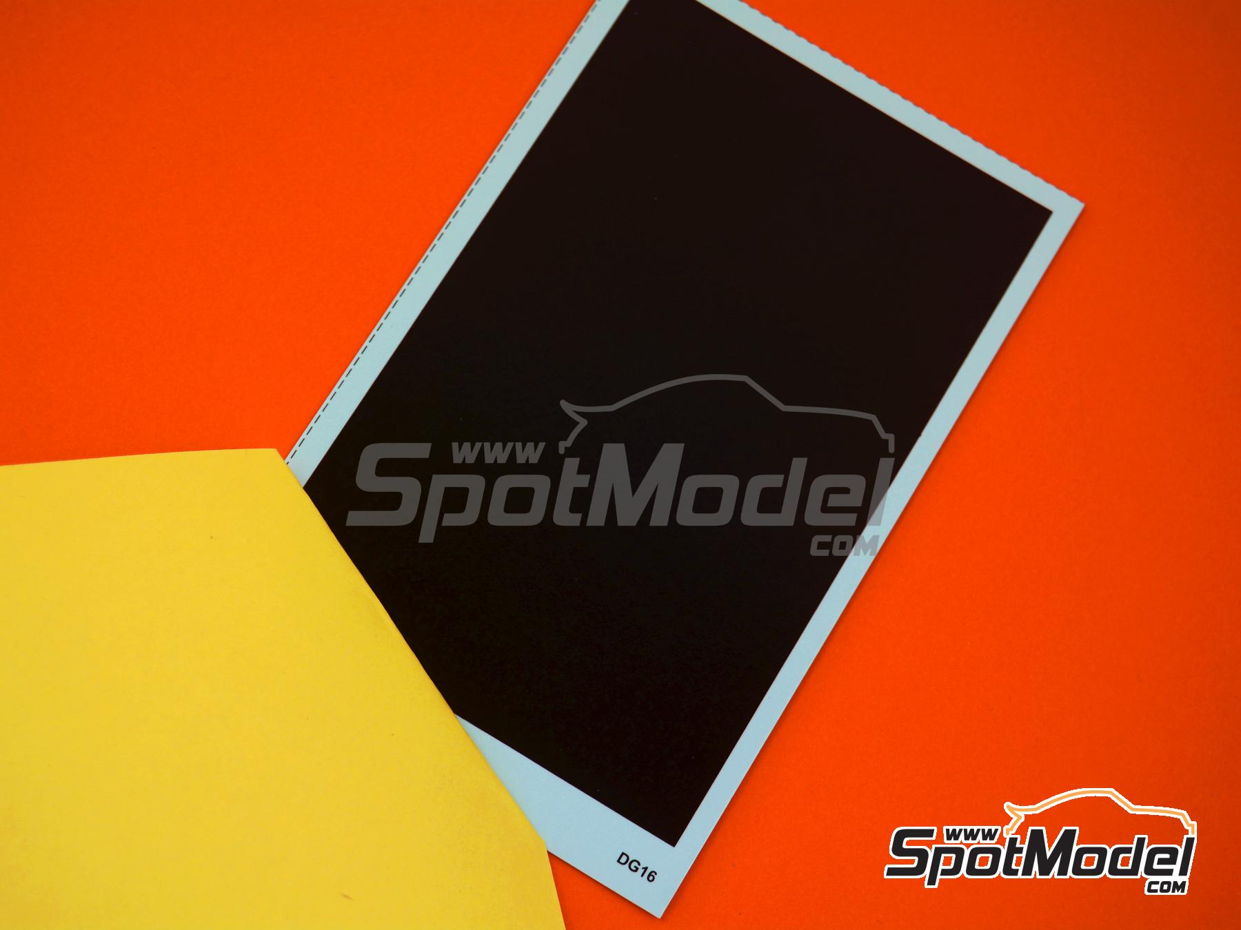 Image 1: Glossy Black 65 x 105 mm | Decals manufactured by Tameo Kits (ref.&nbsp;DG16)