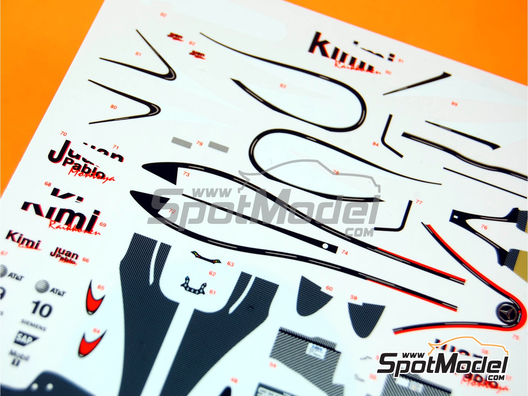 Image 2: McLaren MP4/20 Equipo McLaren Racing Limited patrocinado por Henkel - Gran Premio de F&oacute;rmula 1 de Jap&oacute;n 2005 | Decoraci&oacute;n en escala&nbsp;1/43 fabricado por Tameo Kits (ref.&nbsp;DK-SLK027)