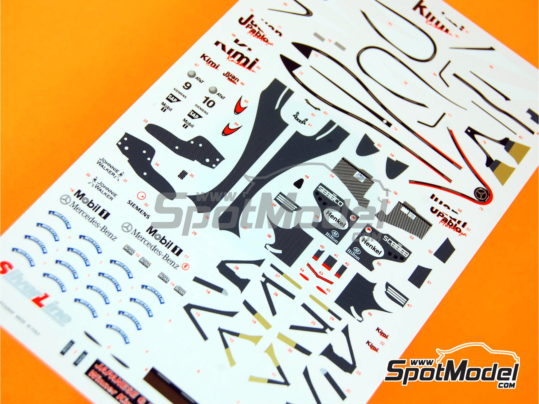 Image 5: McLaren MP4/20 Equipo McLaren Racing Limited patrocinado por Henkel - Gran Premio de F&oacute;rmula 1 de Jap&oacute;n 2005 | Decoraci&oacute;n en escala&nbsp;1/43 fabricado por Tameo Kits (ref.&nbsp;DK-SLK027)