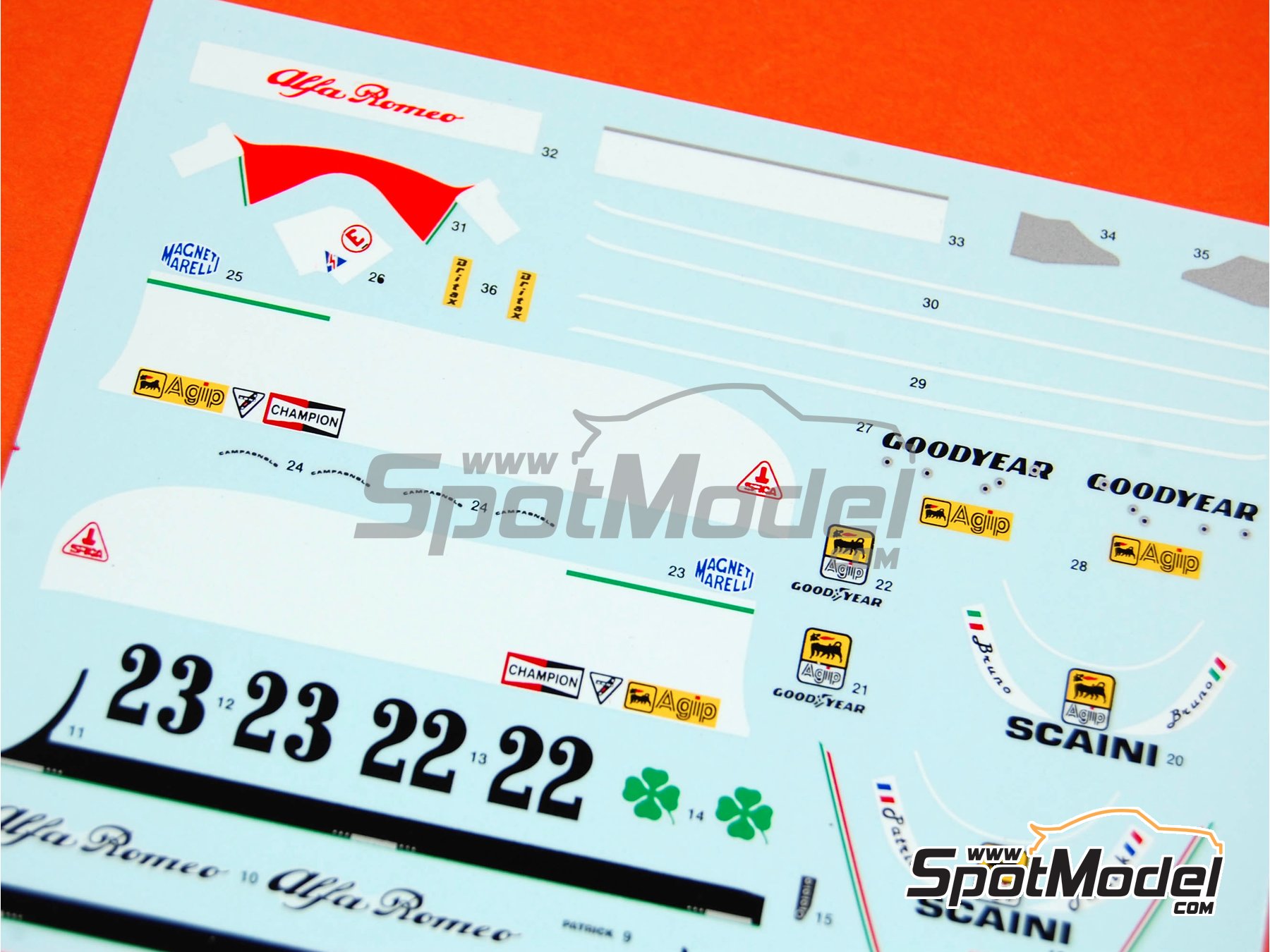 Image 2: Alfa Romeo 179 sponsored by Marlboro - Monaco Formula 1 Grand Prix 1980 | Marking / livery in 1/43 scale manufactured by Tameo Kits (ref.&nbsp;DK-SLK079)