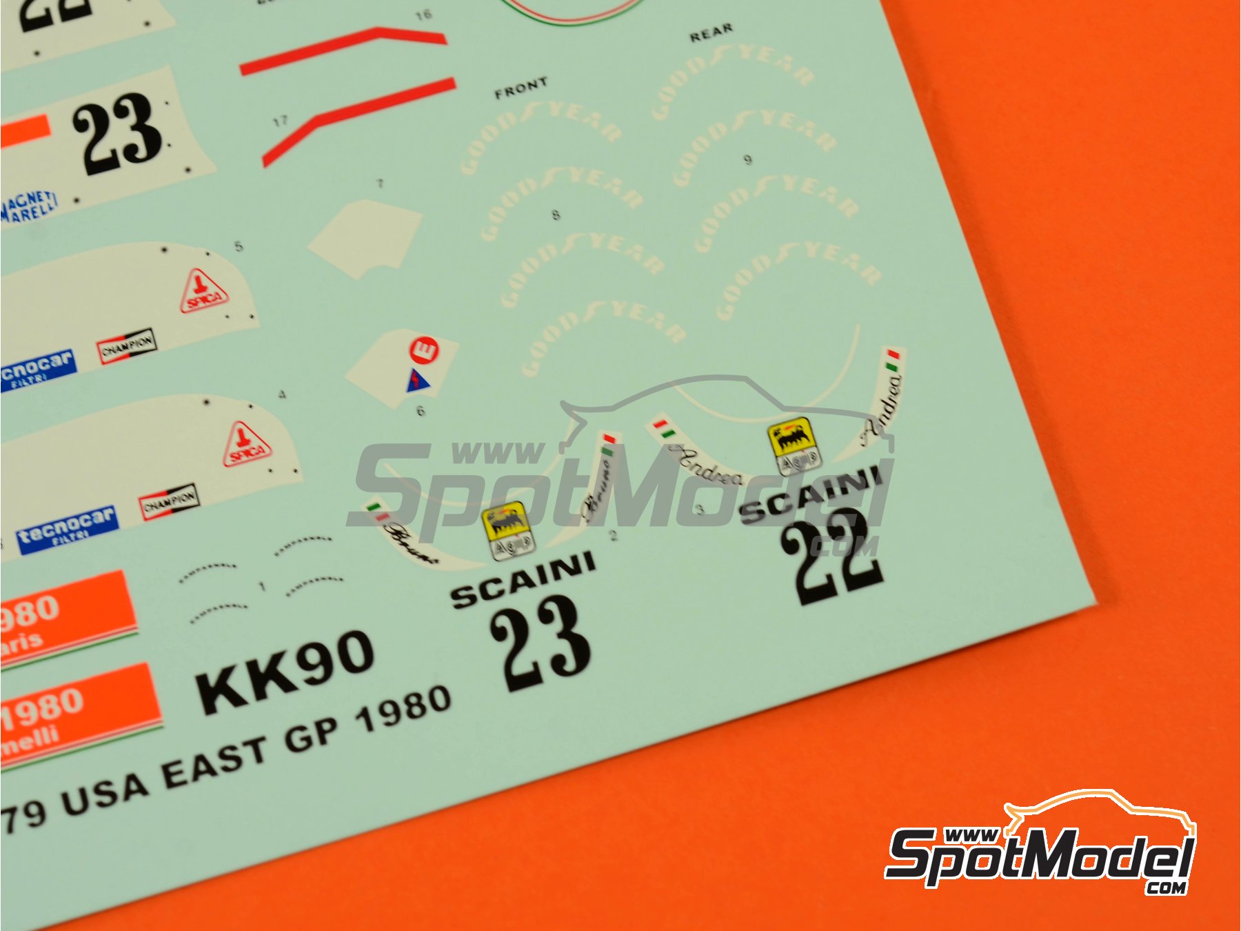 Image 4: Alfa Romeo 179 sponsored by Marlboro - USA - United States of America Formula 1 Grand Prix 1980 | Marking / livery in 1/43 scale manufactured by Tameo Kits (ref.&nbsp;DK-SLK098)