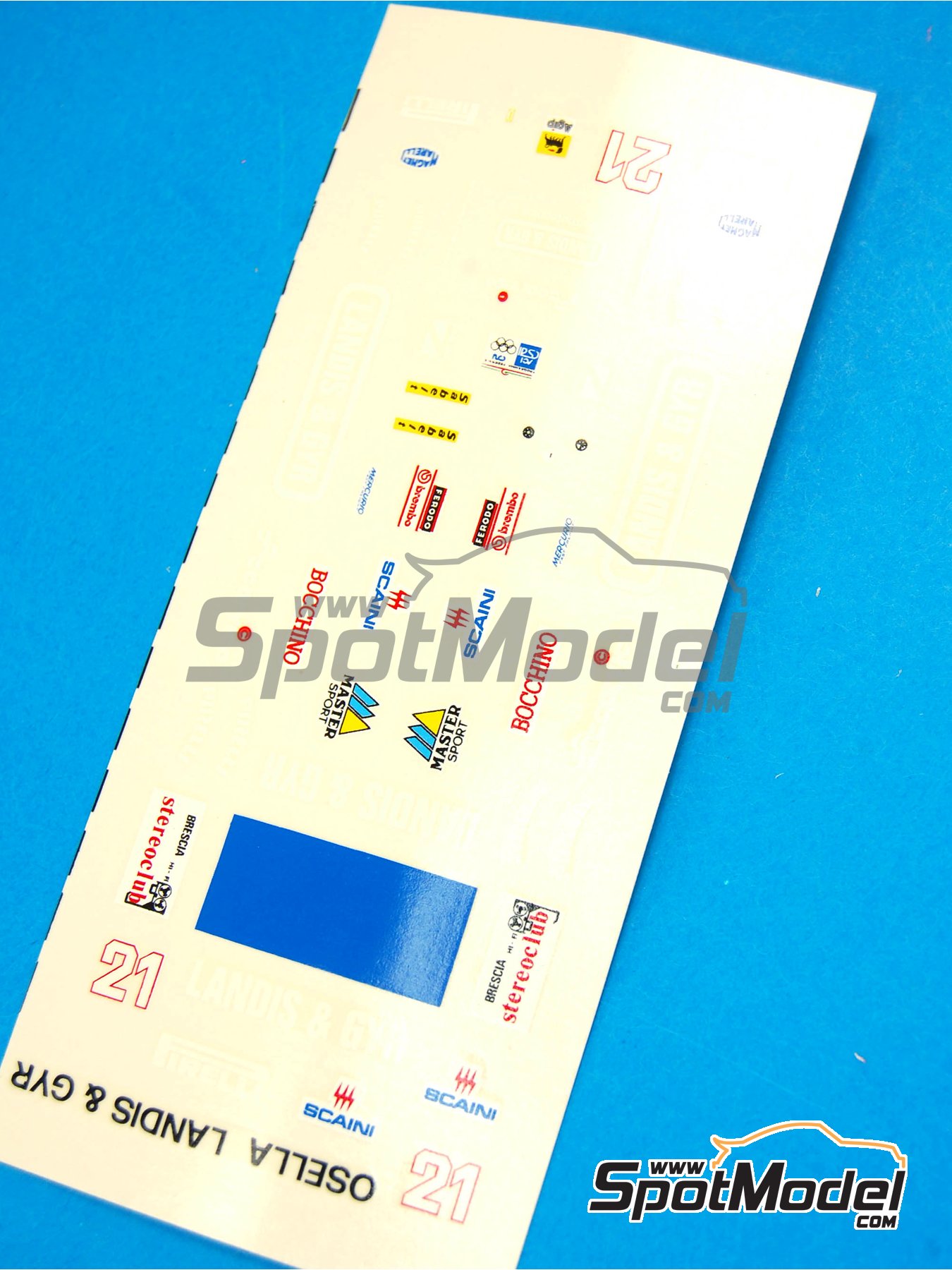 TAMEO KIT 1/43 F1 OSELLA ALFA ROMEO FA1/L #21 MONACO GP 1987 A. CAFFI TMK058