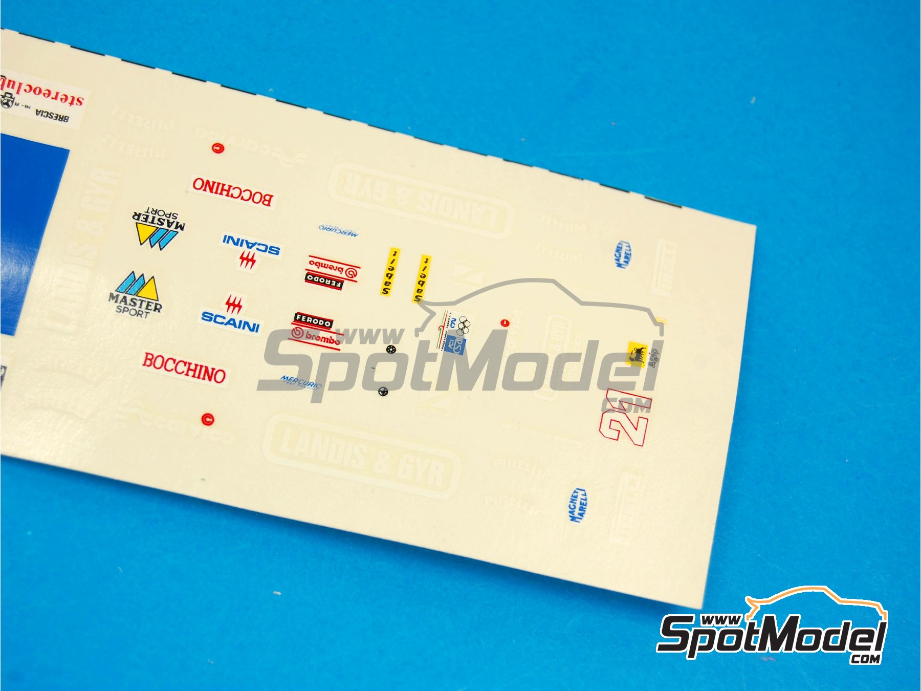 Tameo Kit 1/43 F1 Osella Alfa Romeo FA1/L #21 Monaco Gp 1987 A. Caffi