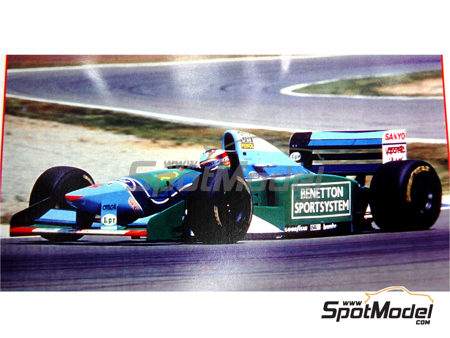 Image 1: Benetton Ford B194 Benetton Formula Ltd Team sponsored by Mild Seven - Spanish Formula 1 Grand Prix 1994 | Marking / livery in 1/43 scale manufactured by Tameo Kits (ref.&nbsp;DK179)